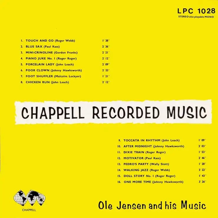 LPC1028: Ole Jenson 和他的音乐